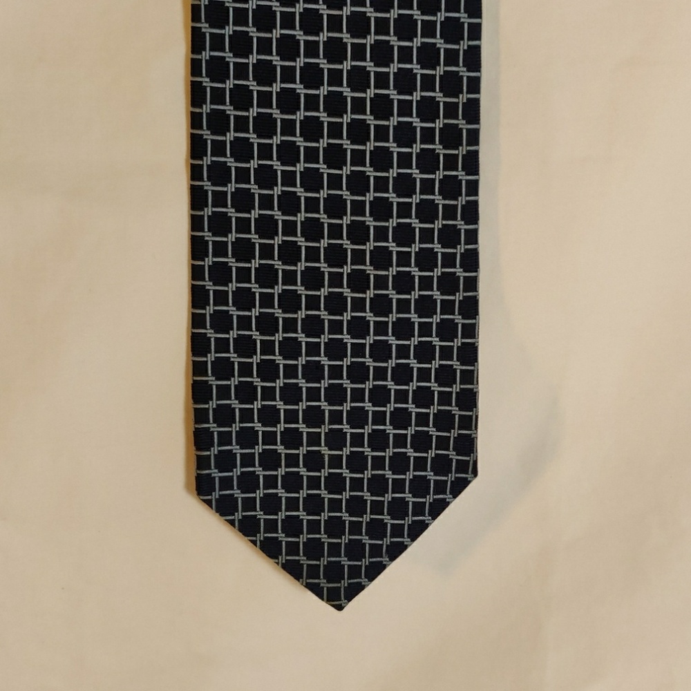 Brooks Brothers tie - geometric in blues